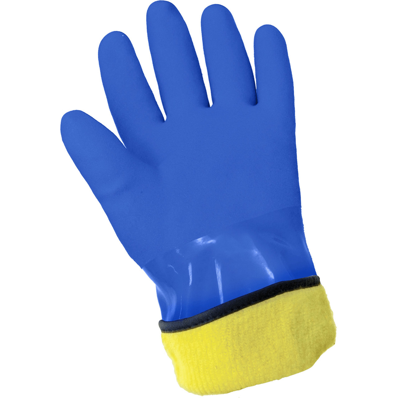 FrogWear® Cold Protection Premium Flexible Waterproof Triple-Coated PVC  Chemical Handling Gloves Dozen - 8490