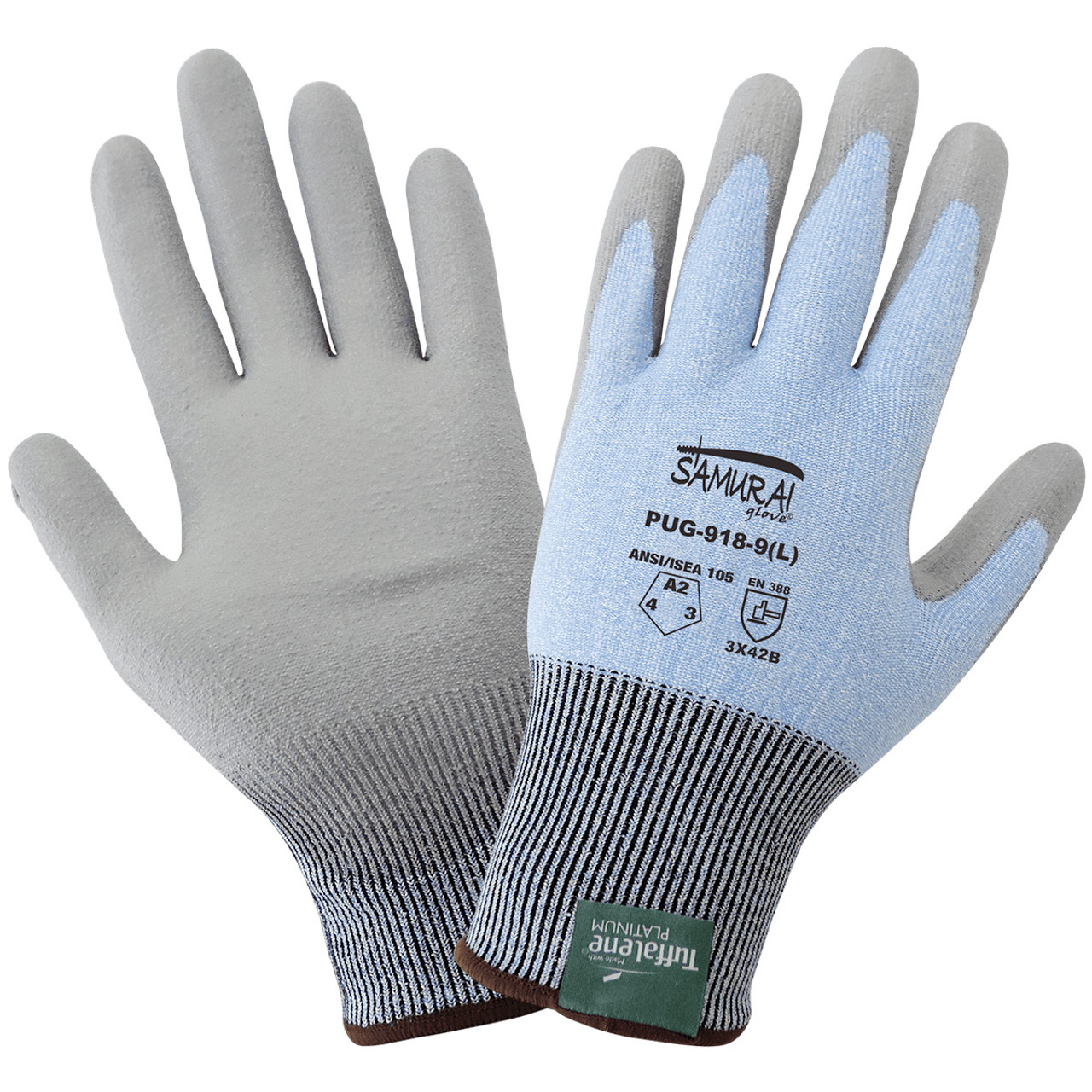 Global Glove - Samurai Glove Cut Resistant Tuffalene Platinum Gloves - Small - PUG-918