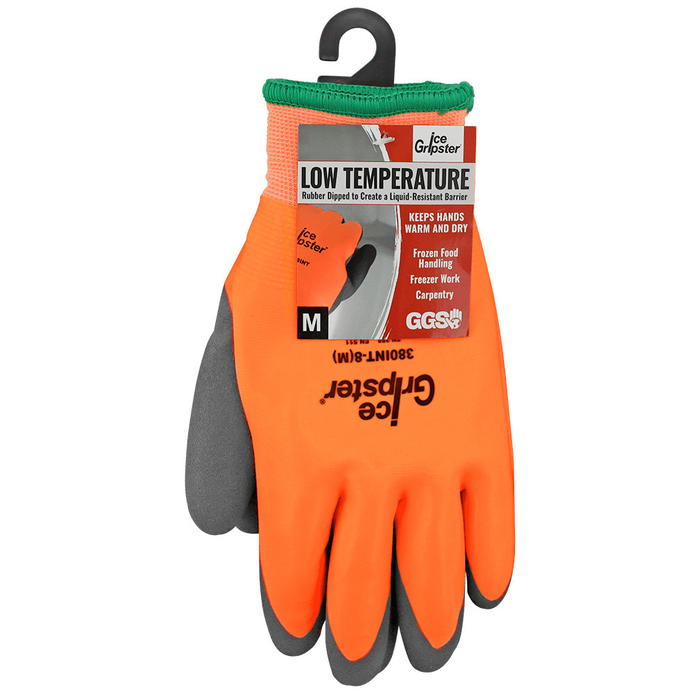Ice Gripster® Cut Abrasion Puncture Hi Vis Double-Coated Low Temp