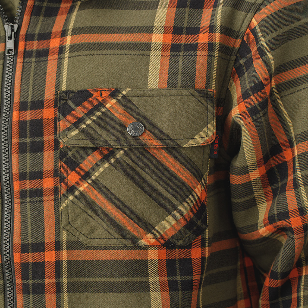 Tough Duck Sherpa Bonded Flannel Jac-Shirt WS15