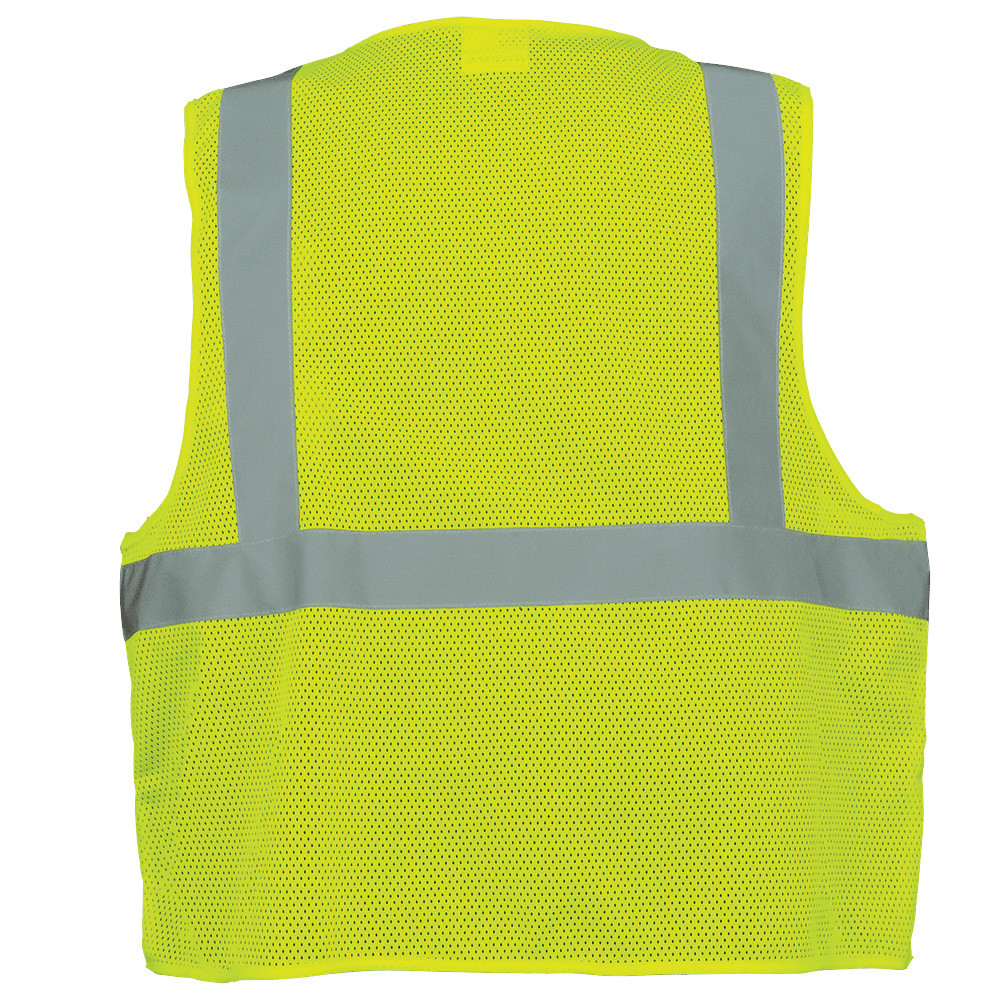 FrogWear® High-Visibility Lightweight Mesh Polyester Safety Vest