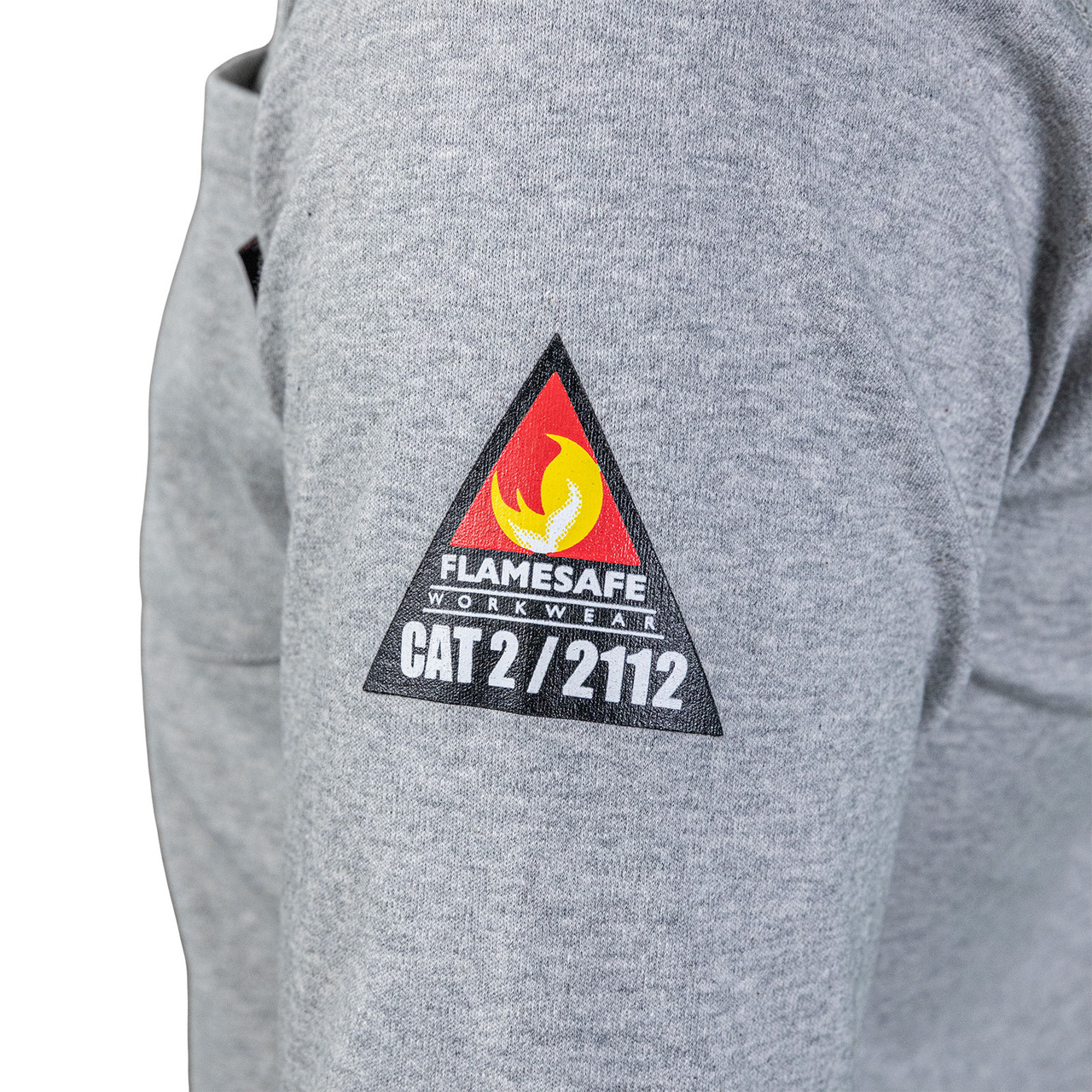 Flamesafe Flame Resistant Henley Cotton FR Gray HCGC2