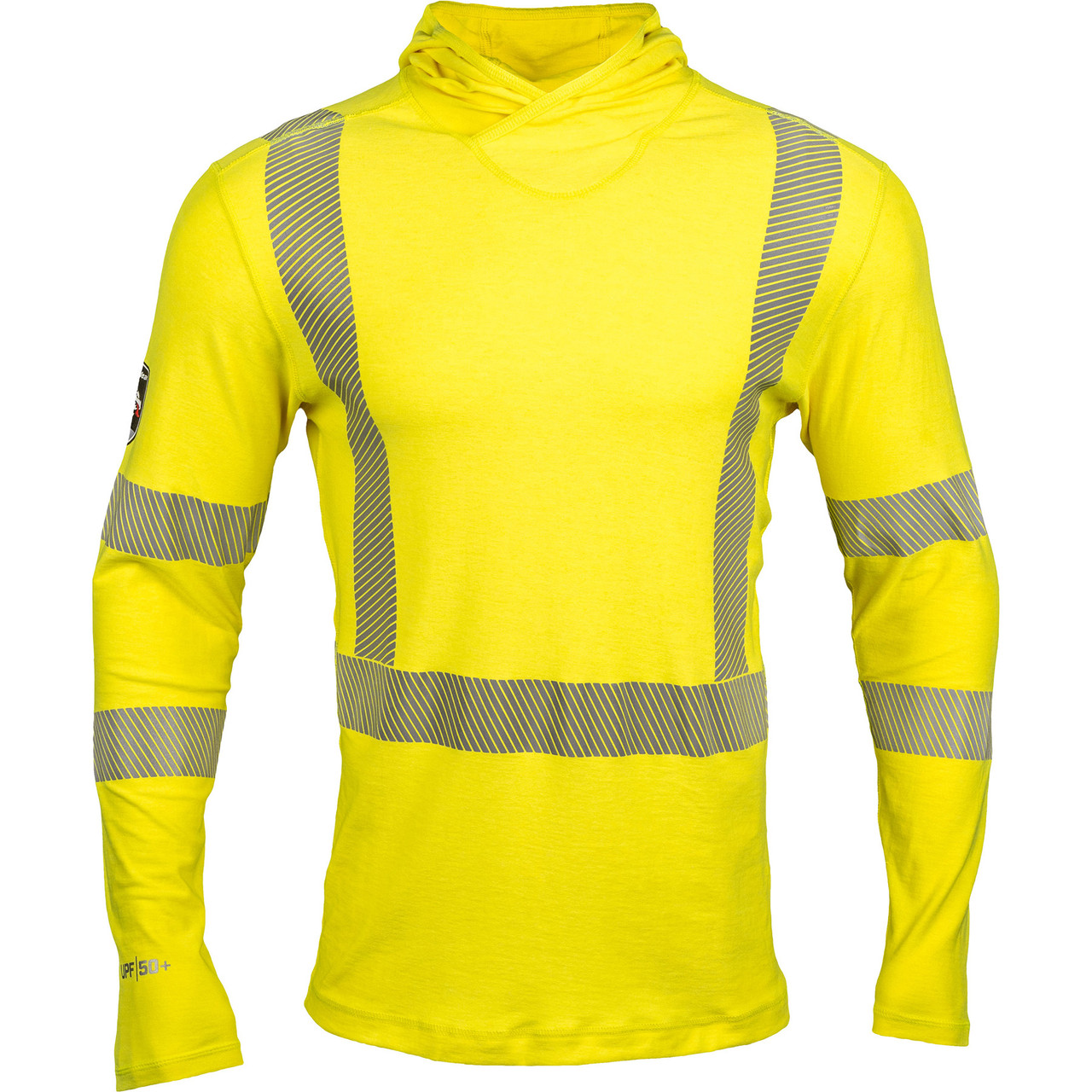 Pro Dry® Tech LS Hooded Mens Shirt Hi-Vis Yellow 146444