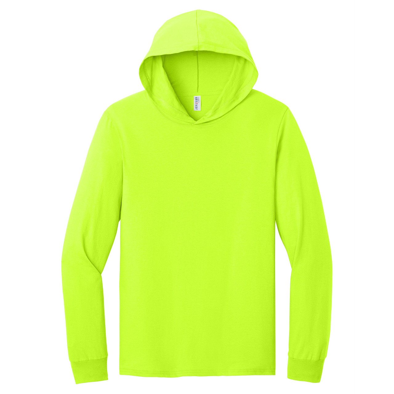 Jerzees Classics™ 363LH Unisex Cotton Hooded Long Sleeve T-Shirt