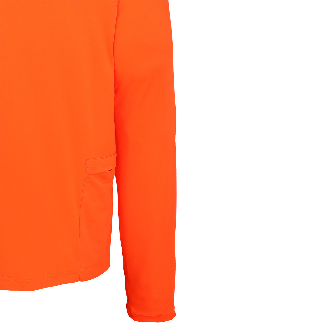 FrogWear® HV Premium High-Visibility Orange Hooded Long-Sleeve