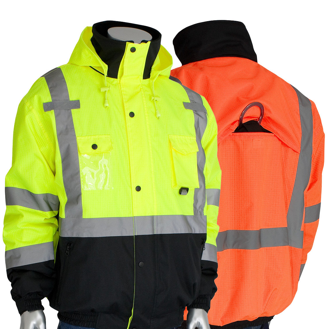 PIP Class 3 Rip Stop Fleece Lined Bomber Jacket 333-1770 PIP