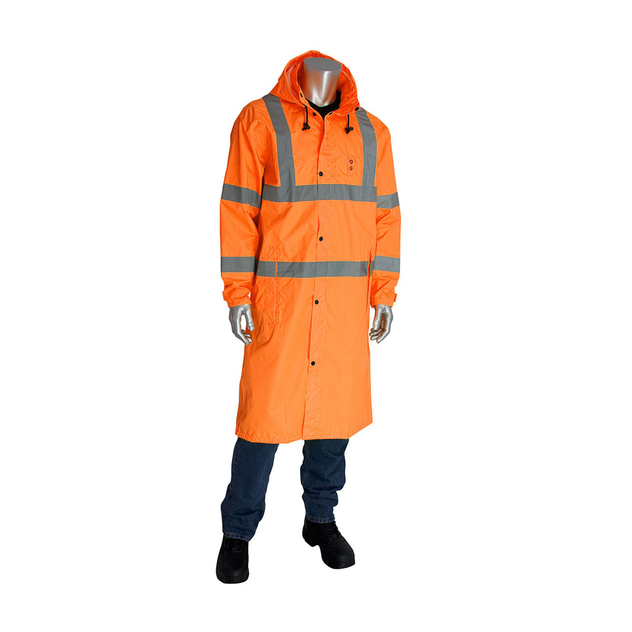 PIP Hi Vis Class 3 Raincoat 353-1048