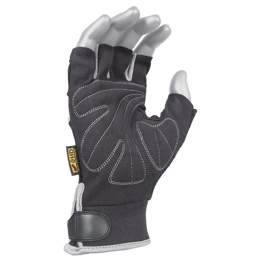 fingerless construction gloves
