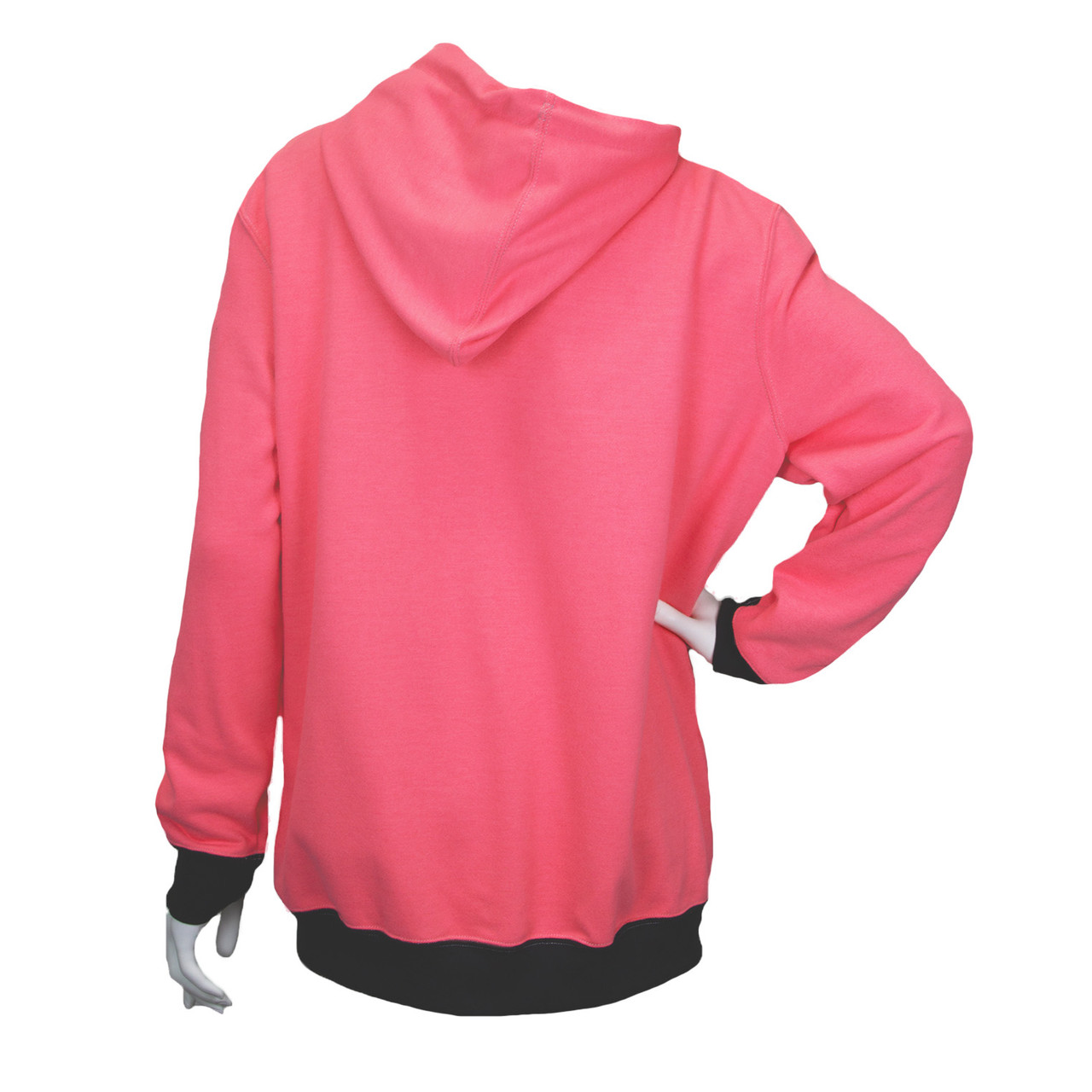 NSA Womens FR NFPA 70E Pink Zip Up Made in USA Sweatshirt C21SA-05W
