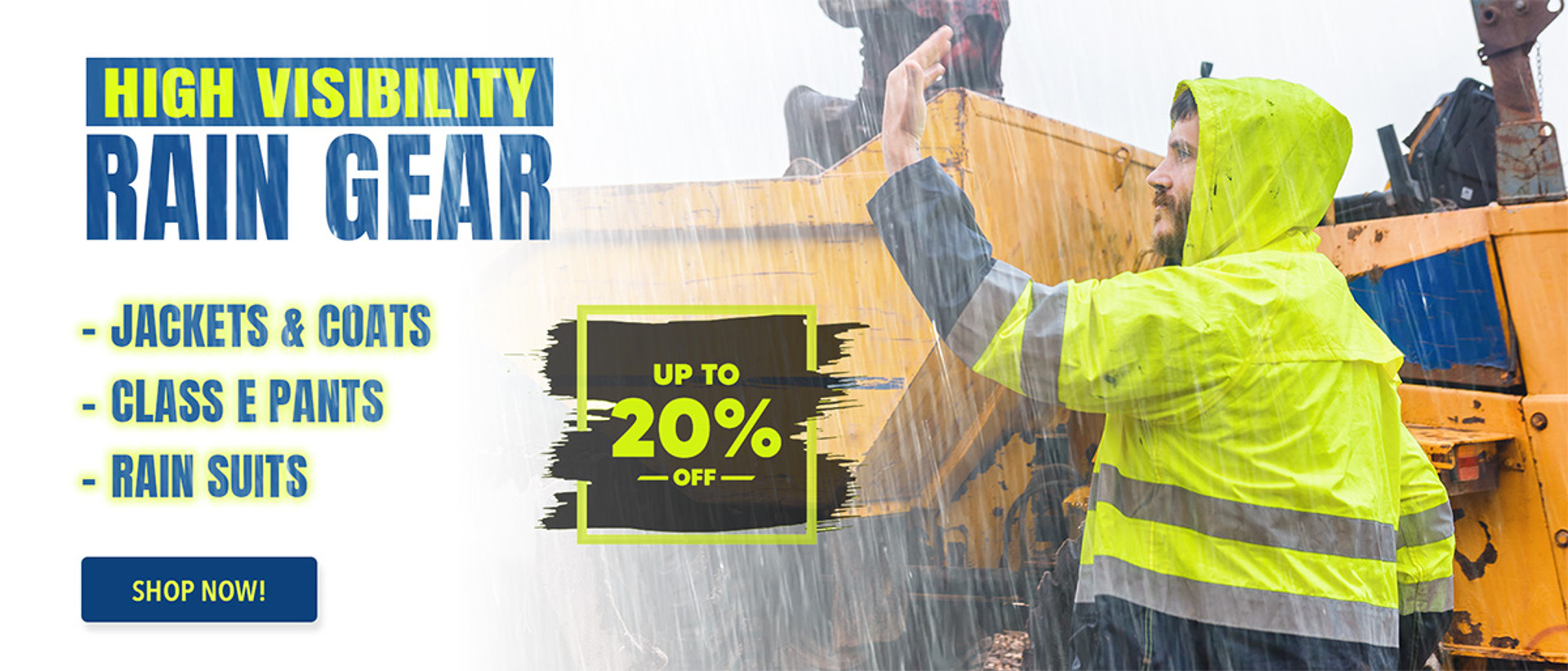 Hi Vis Rain Gear Specials