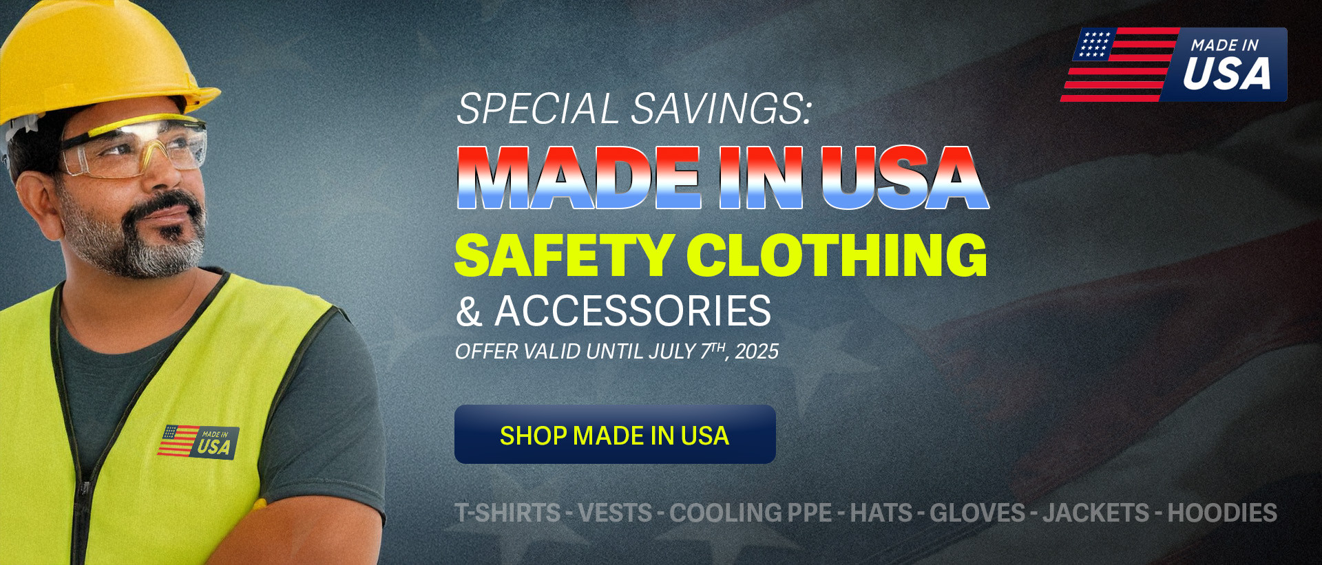 Made in USA Safety Clothing