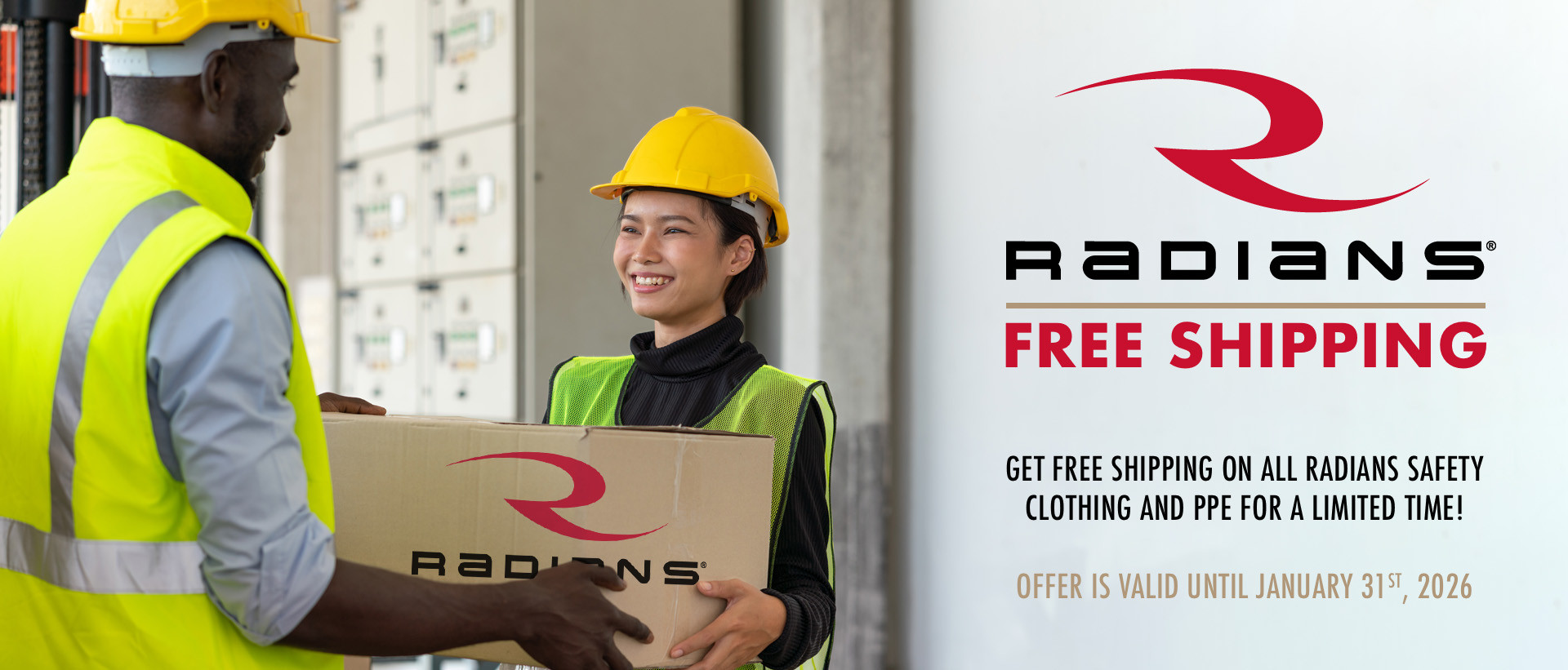 Free Shipping for Radians Products