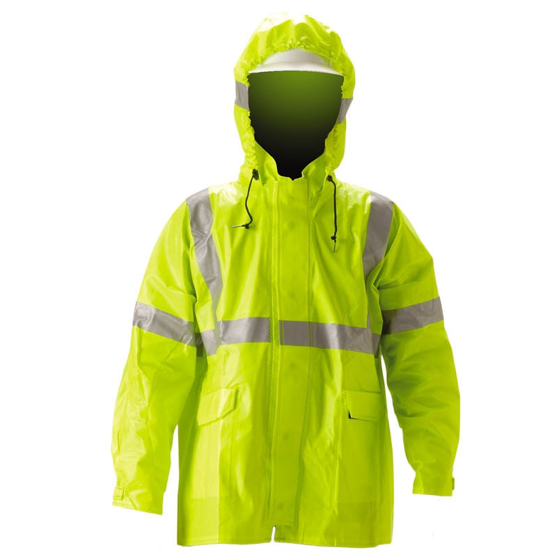 Yellow Duluth Trading Company Mens Raincoat Men's Fire Hose
