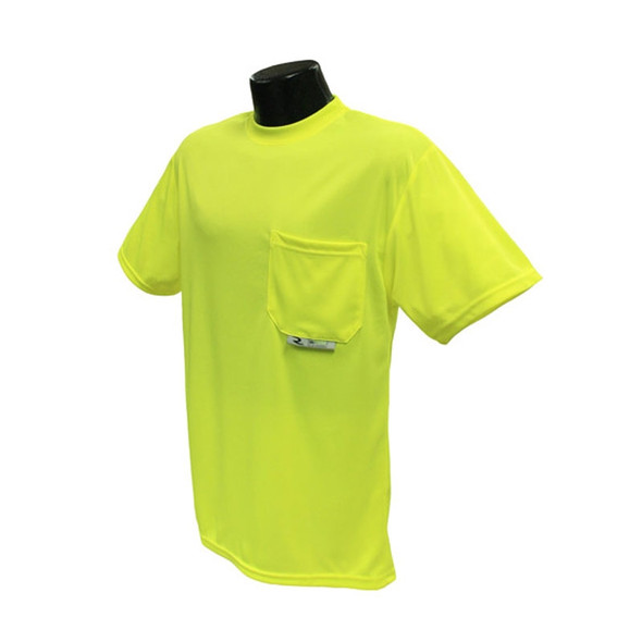 Radians Non ANSI Hi Vis MAX-DRI Moisture Wicking Mesh T-Shirt ST11-N Yellow