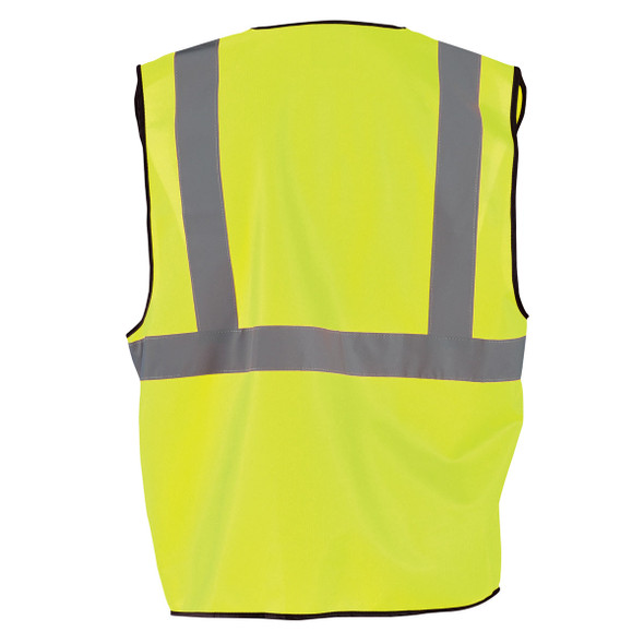 Occunomix Class 2 Hi Vis Vest Economy Mesh Zipper Front ECO-GCZ