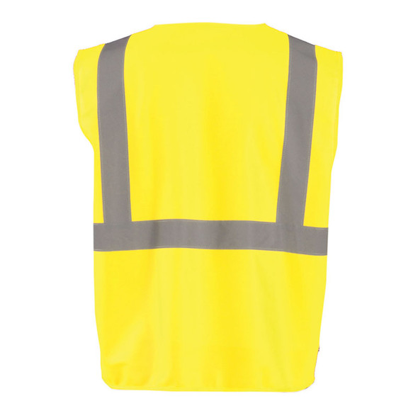 Hi Vis Vest Yellow Orange High Viz Visibility Waistcoat Safety Work EN ISO 2047 