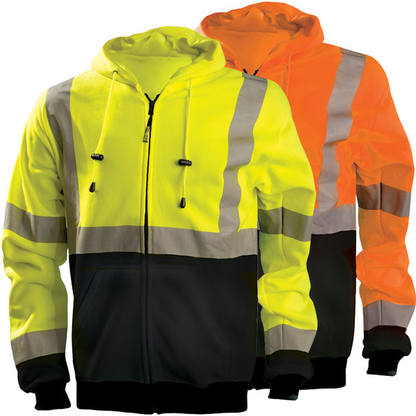 Hi-Vis ANSI Class 3 Hoodies