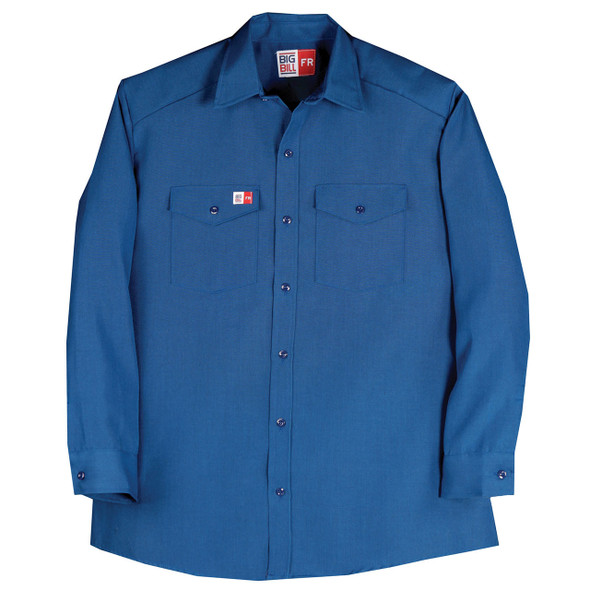 Big Bill FR 4.5 oz. Nomex Work Shirt TX290N4 Royal Blue