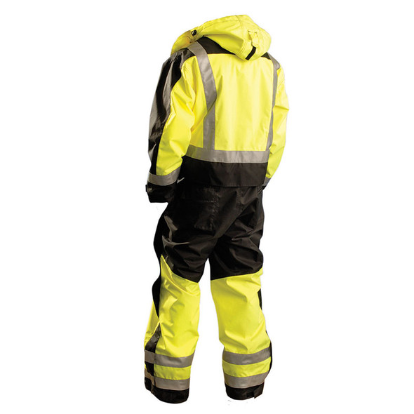 Occunomix Class 3 Cold Weather Hi Vis Speed Collection Coveralls SP-CVL Back Occunomix Class 3 Cold Weather Hi Vis Speed Collection Coveralls SP-CVL Back