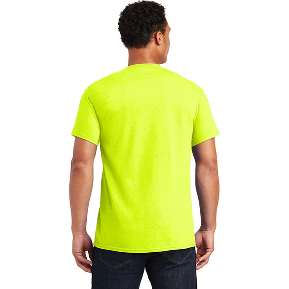 Gildan Enhanced Visibility Ultra Cotton T-Shirt 2000 Safety Green/Front