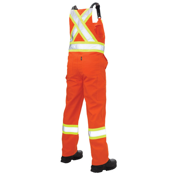 Tough Duck Class 1 Hi Vis X-Back Two-Tone Orange Insulated