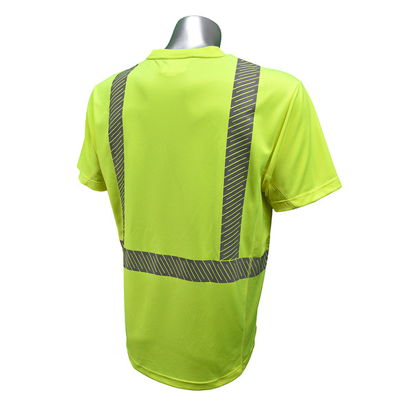 Radians Class 2 Hi Vis Green RADCOOL T-Shirt with Segmented Tape ST31-2PGS Back