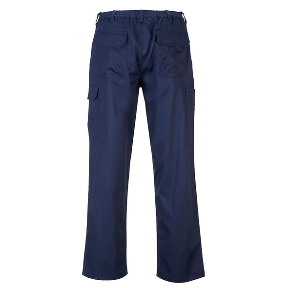 PortWest FR BizWeld Navy Cargo Pants BZ31NA Front