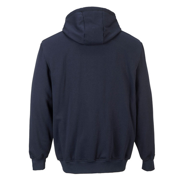 PortWest FR Zipper Front Hooded Sweatshirt UFR81 Back