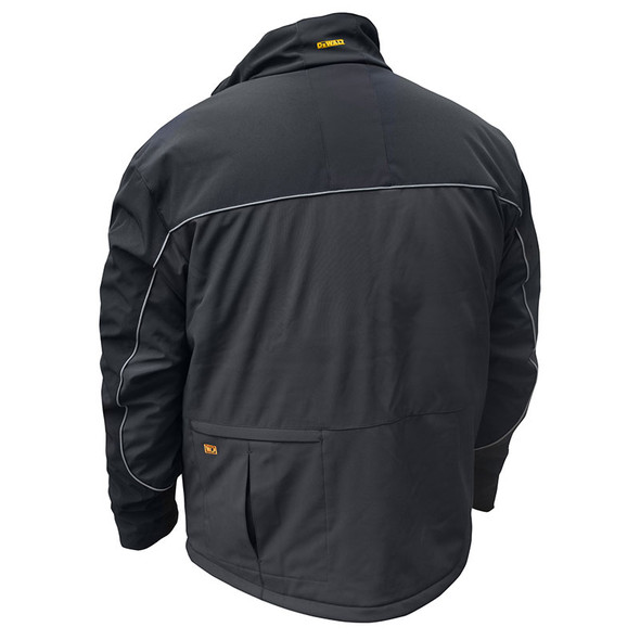 DeWALT Heated Quilted Black Work Jacket Kit DCHJ075D1