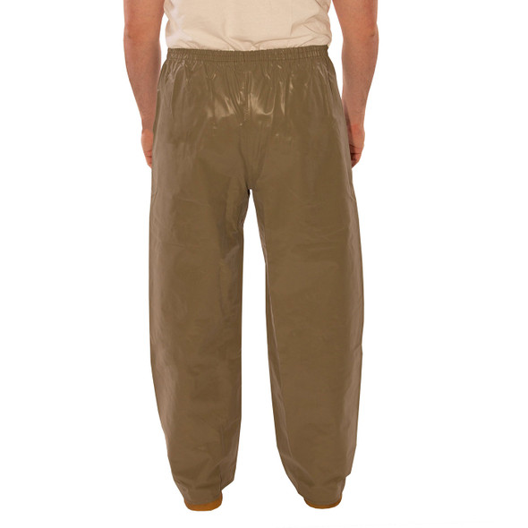 Tingley ASTM D6413 Industrial Olive Drab Magnaprene Chem Splash Pants P12008 Back