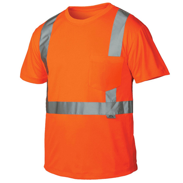 Pyramex Class 2 Hi Vis Orange T-Shirt RTS2120 Front