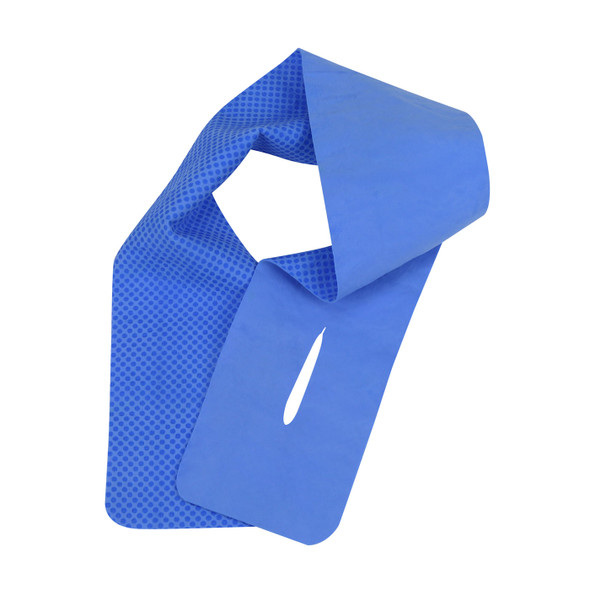 PIP Case of 48 Evaporative Blue Cooling Neck Wraps 393-650-B-CASE Blue Version