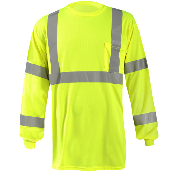 Occunomix Class 3 Hi Vis T-Shirt Moisture Wicking Birdseye with