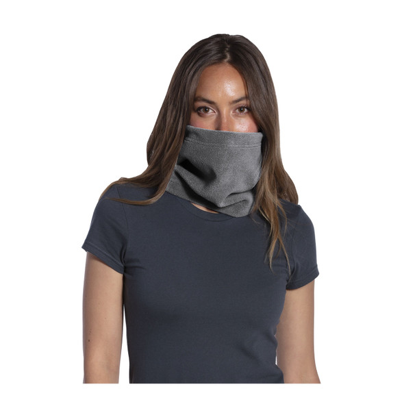 Case of 144 Port Authority Fleece Neck Gaiters FS07-CASE Midnight Heather Front Case of 144 Port Authority Fleece Neck Gaiters FS07-CASE Midnight Heather Front