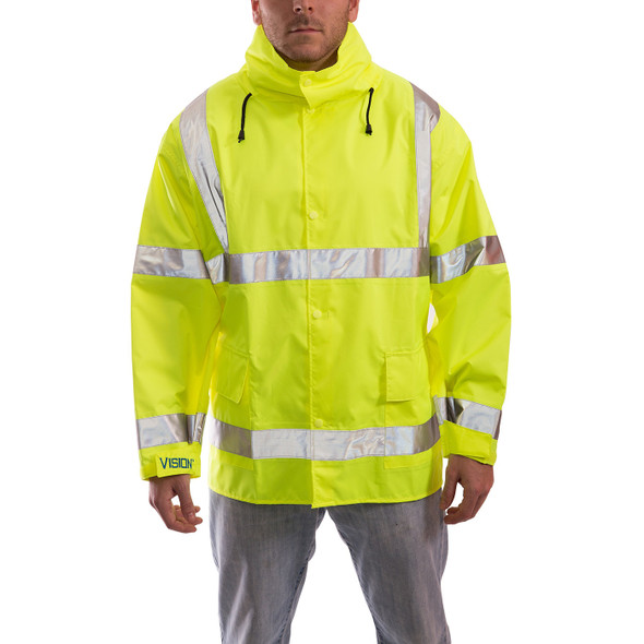 Tingley Class 3 Hi Vis Vision Waterproof Jacket J23122 Front