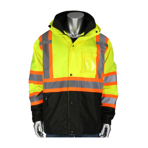 PIP Class 3 Hi Vis Two-Tone 3-in-1 Rip-Stop Safety Jacket 333-1772 Jacket