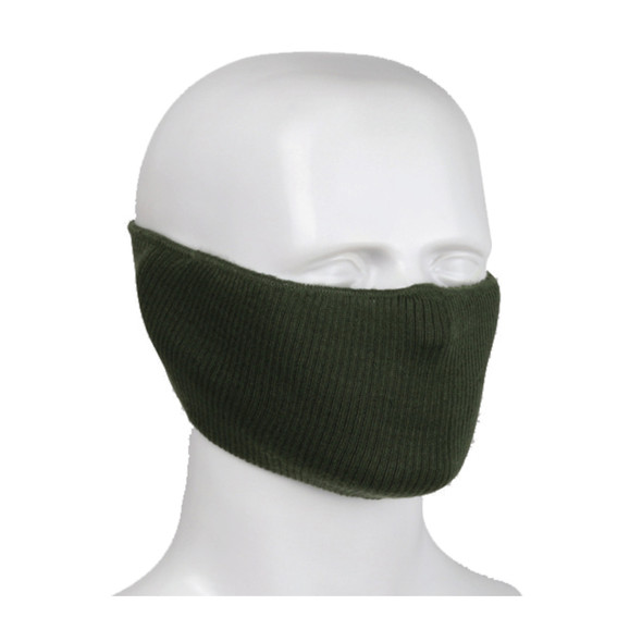 PIP Made in USA Polyester 2-Ply Ribbed Knit Face Cover 230-FPC-5 Dark Green PIP Made in USA Polyester 2-Ply Ribbed Knit Face Cover 230-FPC-5 Dark Green