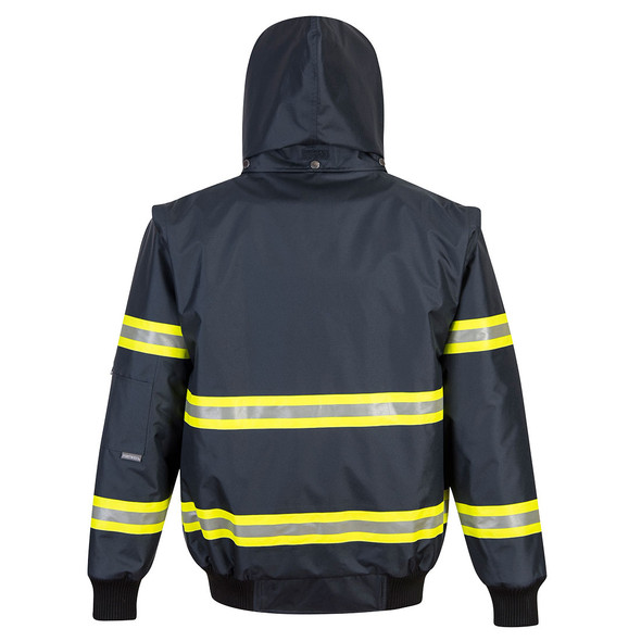 PortWest Class 3 Hi Vis Classic Raincoat UH445