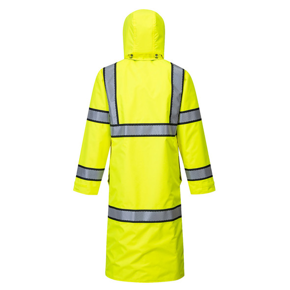 Large COMFORT-BRITE J53122.LG .35mm Hi-Visibility Jacket with Reflective Tape Dummy Code for Tools Fluorescent Lime/Yellow Trumbull Industries