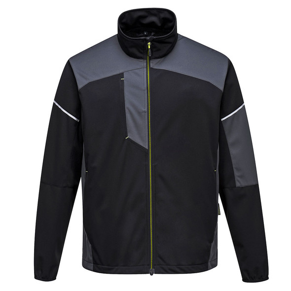 PortWest Flex Shell Jacket T620 Zoom Grey Front