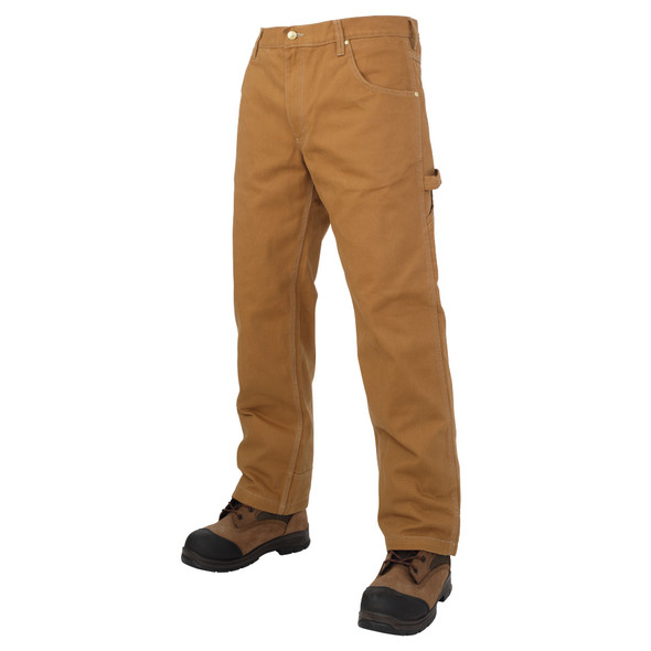 パンツ CARPENTER TROUSERS HEMPxCOTTON DRILL Vans Drill Chore Carpenter Pant Overdyed Turkish Coffee Mens