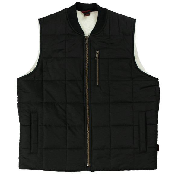 Tough Duck Sherpa Lined Box Quilted Vest WV01 Front