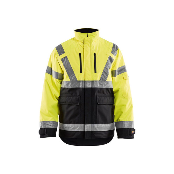 Blaklader Class 3 Hi Vis Winter Jacket 492719773399 Yellow Front