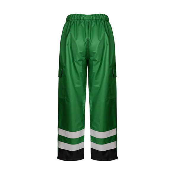 GSS Non-ANSI Forest Green Rain Pants with Black Bottom 6816