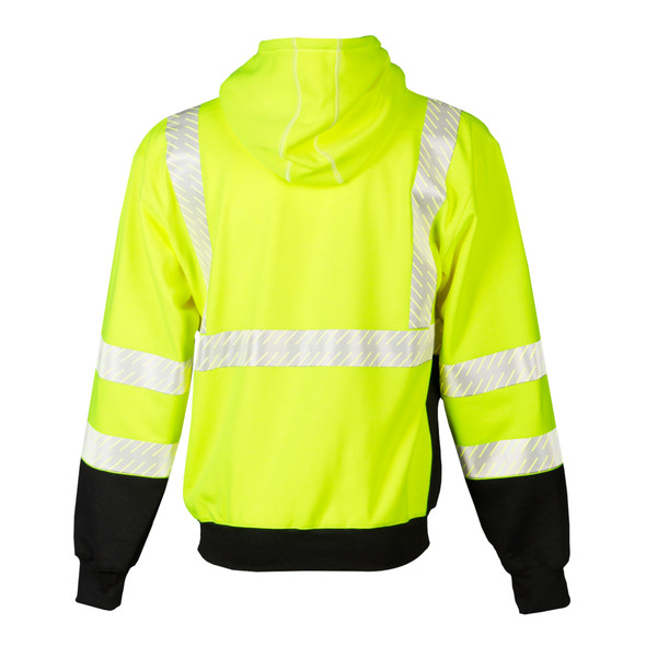 Kishigo FR Hoodie Lime Reflective Hi Vis F407