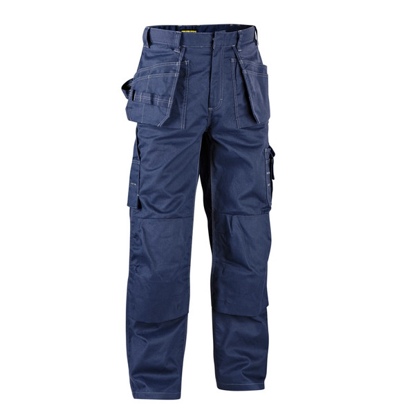 Blaklader 9.5oz. Flame Resistant Navy Blue Work Pants 163615508900 Front