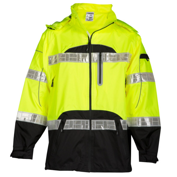 Kishigo Premium Black Series Rainwear Jacket RWJ106 Lime | RWJ107 Orange