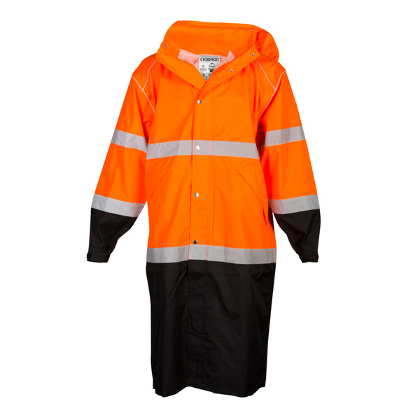 Kishigo Premium Brilliant Series Long Rain Coat