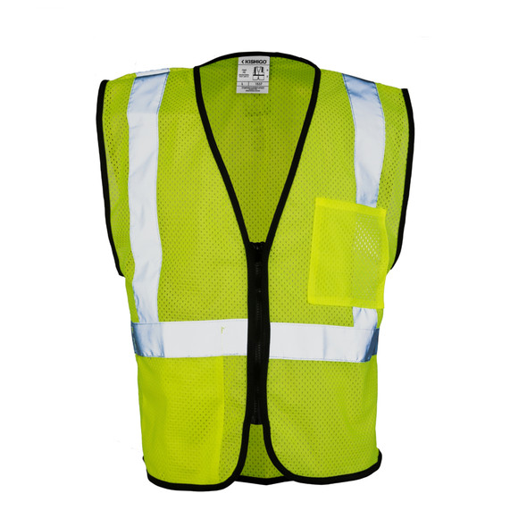 Kishigo Double Pocket Mesh Vest Class 2 1537 Lime | 1538 Orange