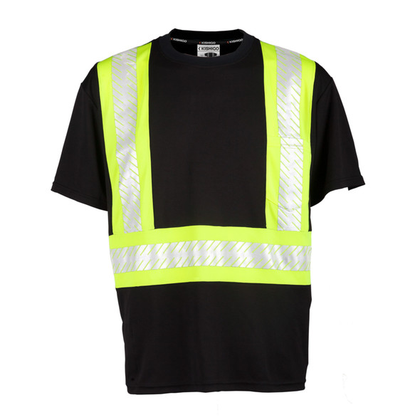 Kishigo EV Series Enhanced Visibility Contrast T-Shirt B200-B204